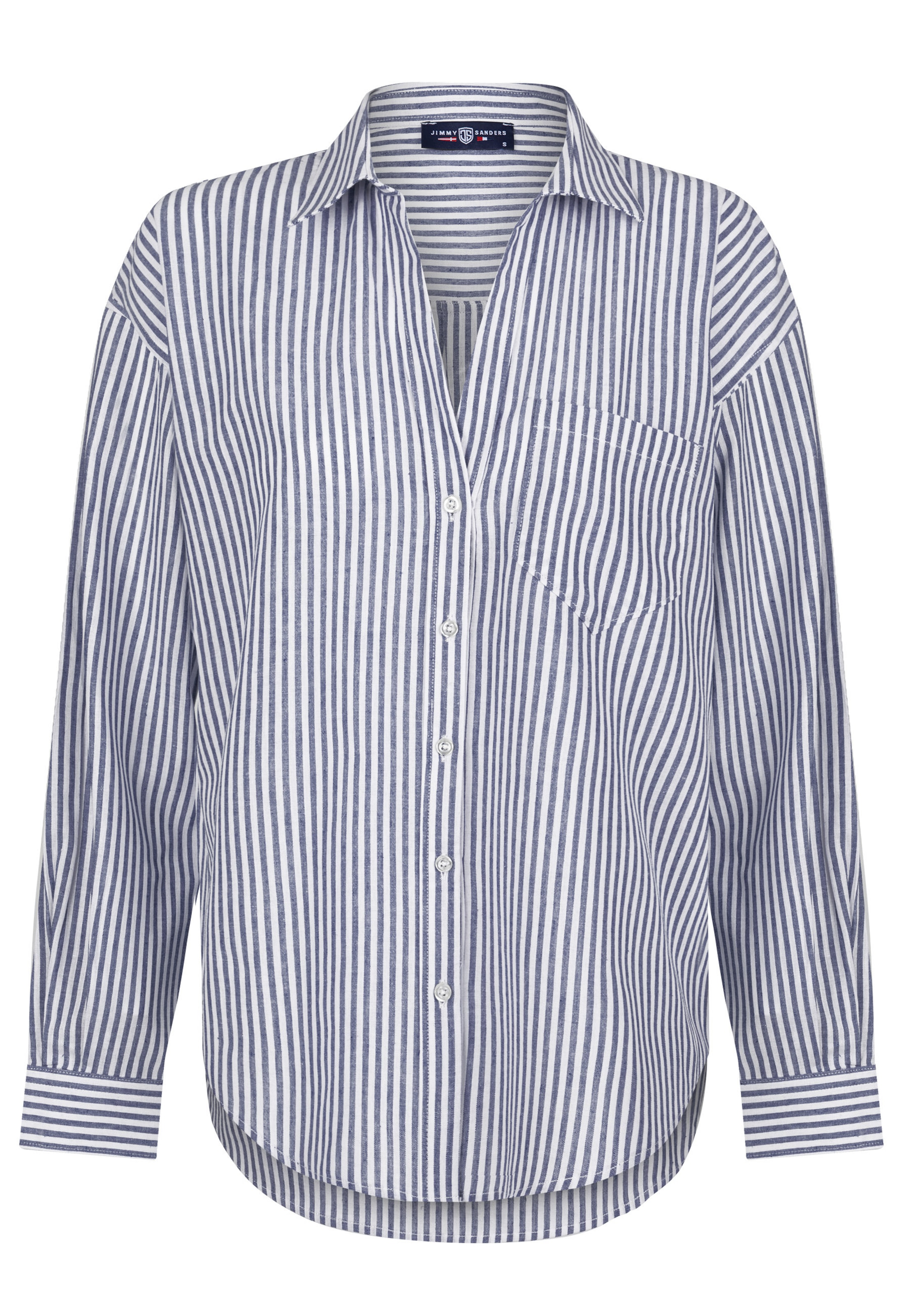 Jimmy Sanders Блузка в Синий: спереди