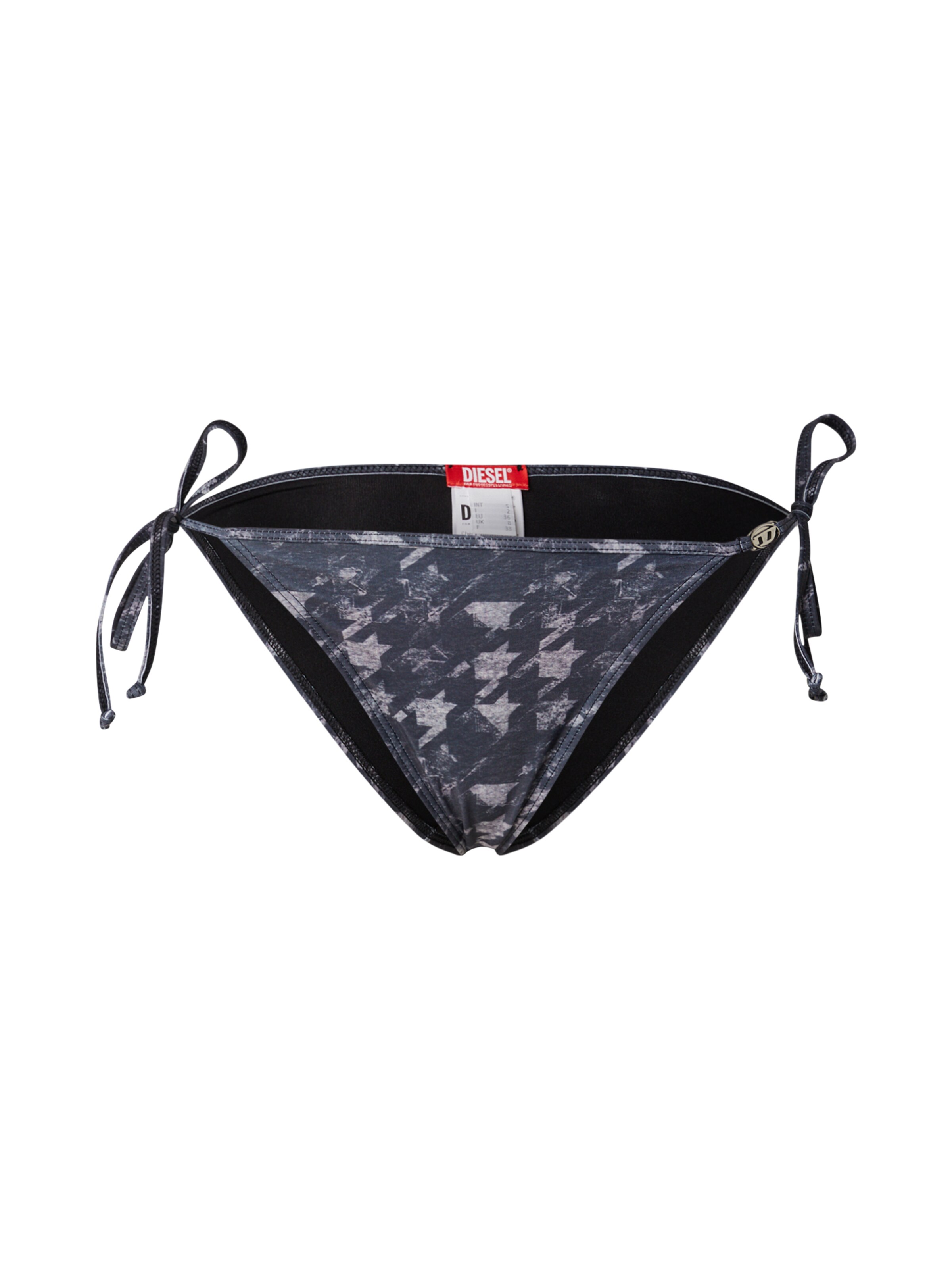 DIESEL - Braga de bikini en negro: frente