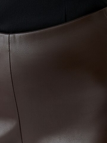 OUI Slimfit Leggings 'Chasey' in Braun