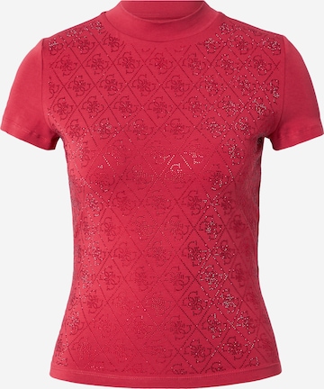 Maglietta di GUESS in rosso: frontale
