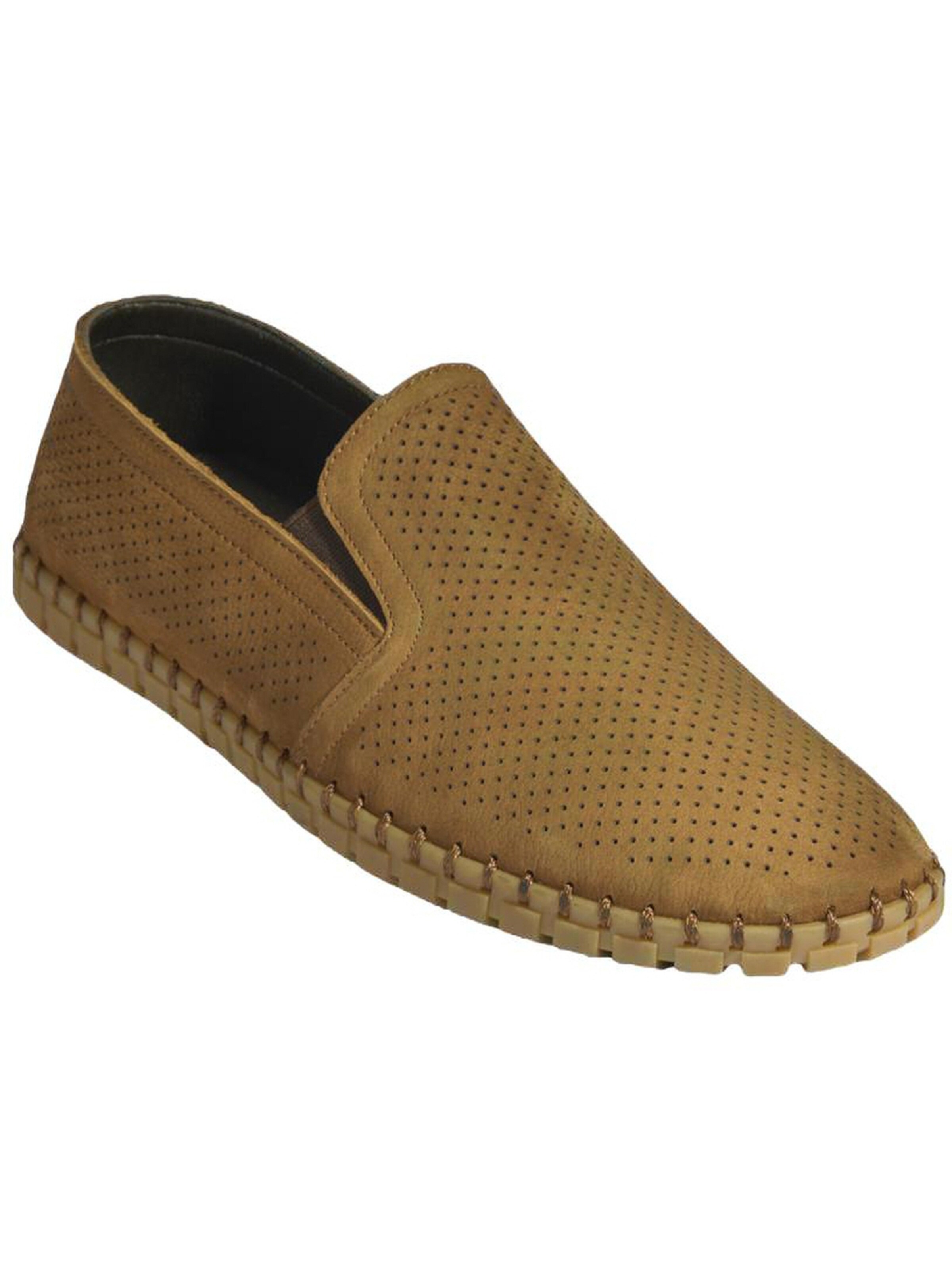 Desa Classic Flats 'Slip-Ons' in Brown