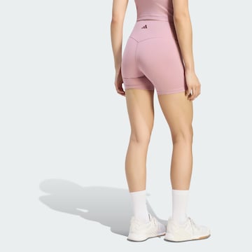 ADIDAS PERFORMANCE Skinny Sportovní kalhoty 'Studio All Me' – pink
