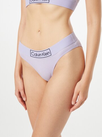 Slip 'Heritage' de la Calvin Klein Underwear pe mov: față