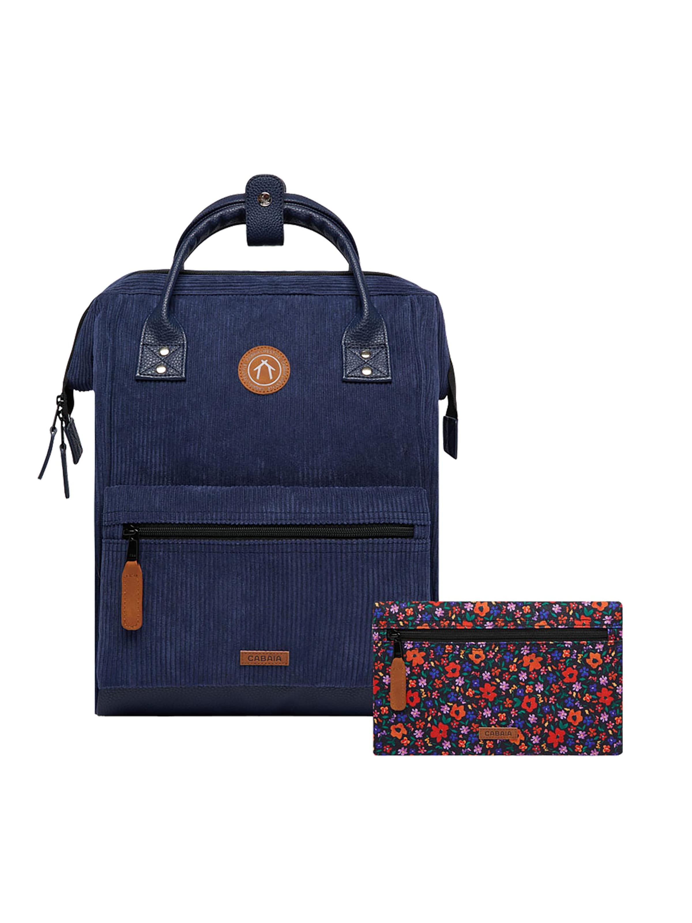 Cabaia Rucksack 'Adventurer' in Blau: Vorderseite