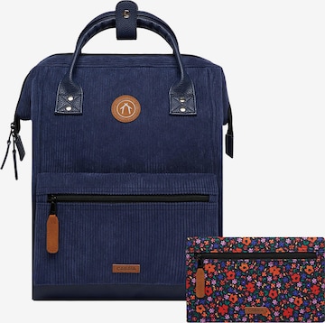 Cabaia Backpack 'Adventurer M Cord' in Blue: front