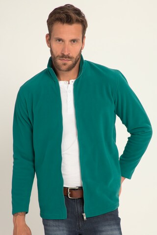 JP1880 Fleecejacke in Grün: Vorderseite