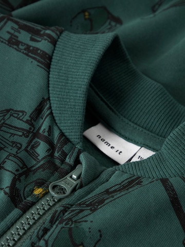NAME IT Sweat jacket 'NMMStorm' in Green