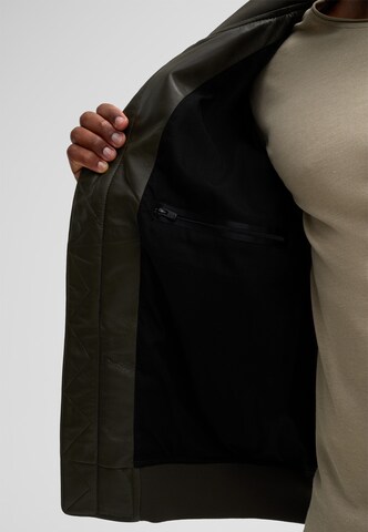 STRELLSON Lederjacke 'Vance' in Grün