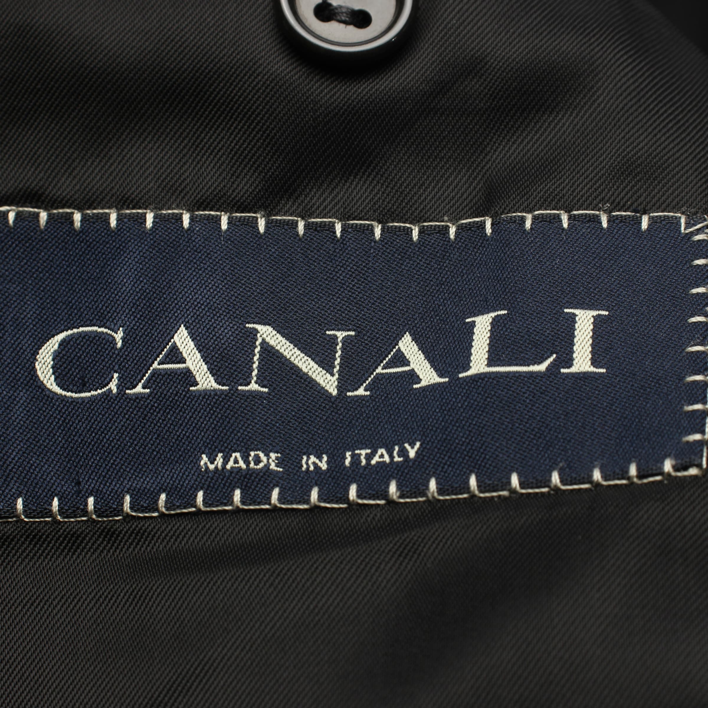 Canali Suit Jacket in XL in Black
