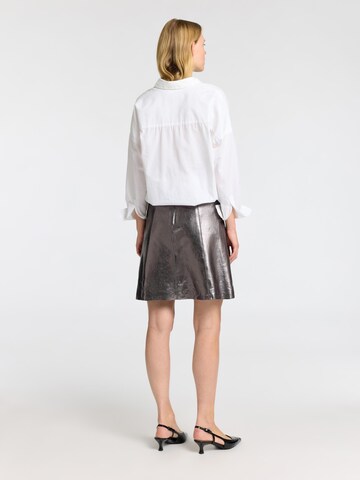 SELECTED FEMME Skirt in Silver