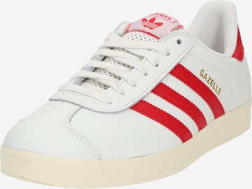 Sneaker bassa 'Gazelle' di ADIDAS ORIGINALS in bianco: frontale