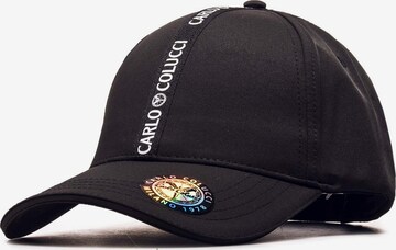 Carlo Colucci Cap in Black: front