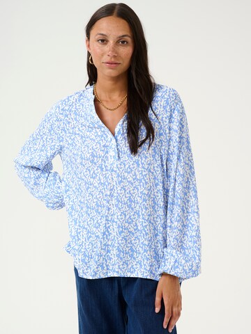 Kaffe Bluse 'KA Mathilde' in Blau: Vorderseite