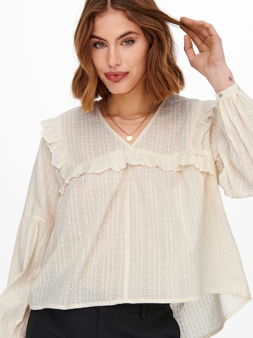 ONLY Bluse 'Ellie' in Beige