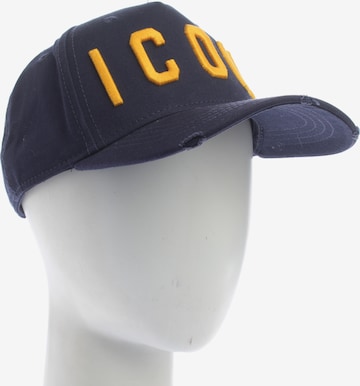 DSQUARED2 Mütze XS-XXL in Blau: Vorderseite