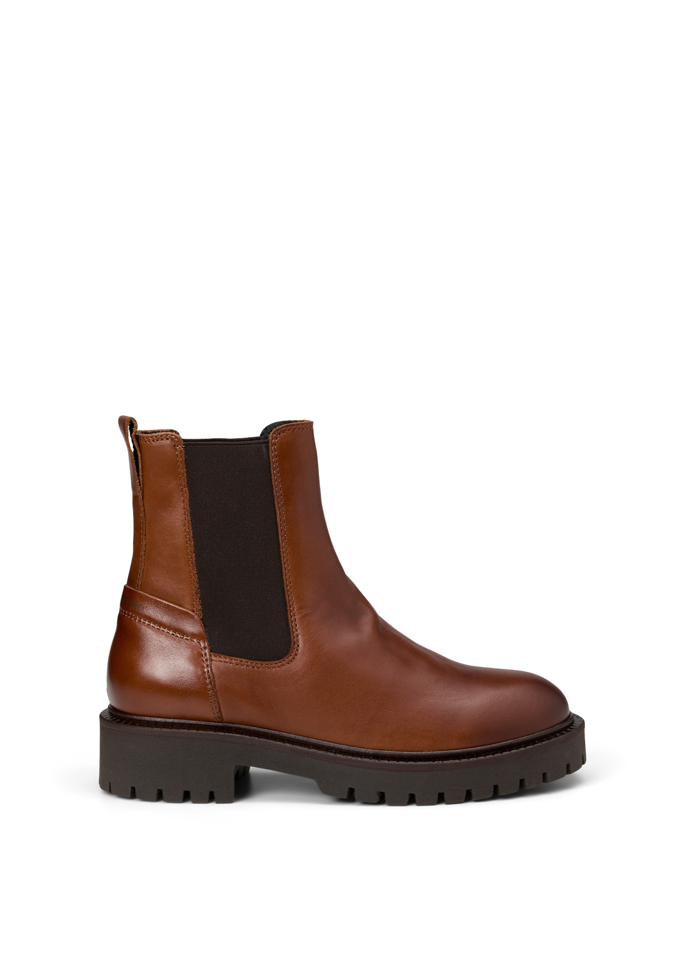 Marc O'Polo Chelsea boots 'Phia' in Brown: front