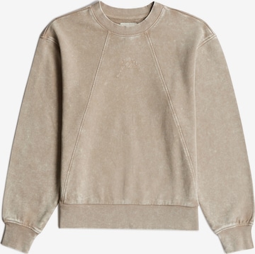 G-STAR Sweatshirt 'A Line Script' in Beige: voorkant