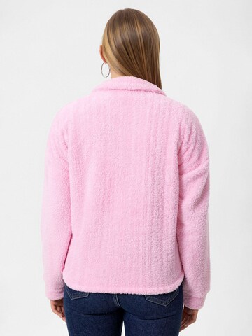 Cool Hill Fleece jas in Roze
