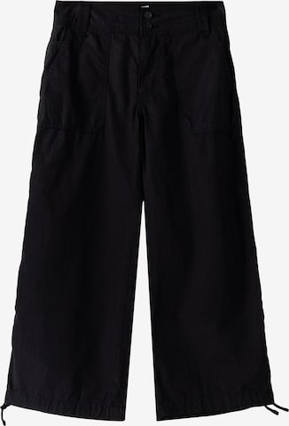 regular Pantaloni di Bershka in nero: frontale