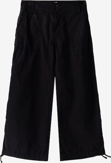 Bershka Pantalon en noir, Vue avec produit