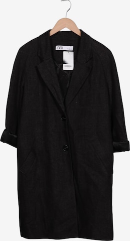 ZARA Mantel M in Schwarz: Vorderseite