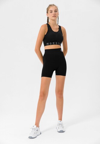 MOROTAI Skinny Sportshorts 'Naikan' in Schwarz
