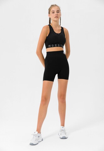 MOROTAI Skinny Sportbroek 'Naikan' in Zwart