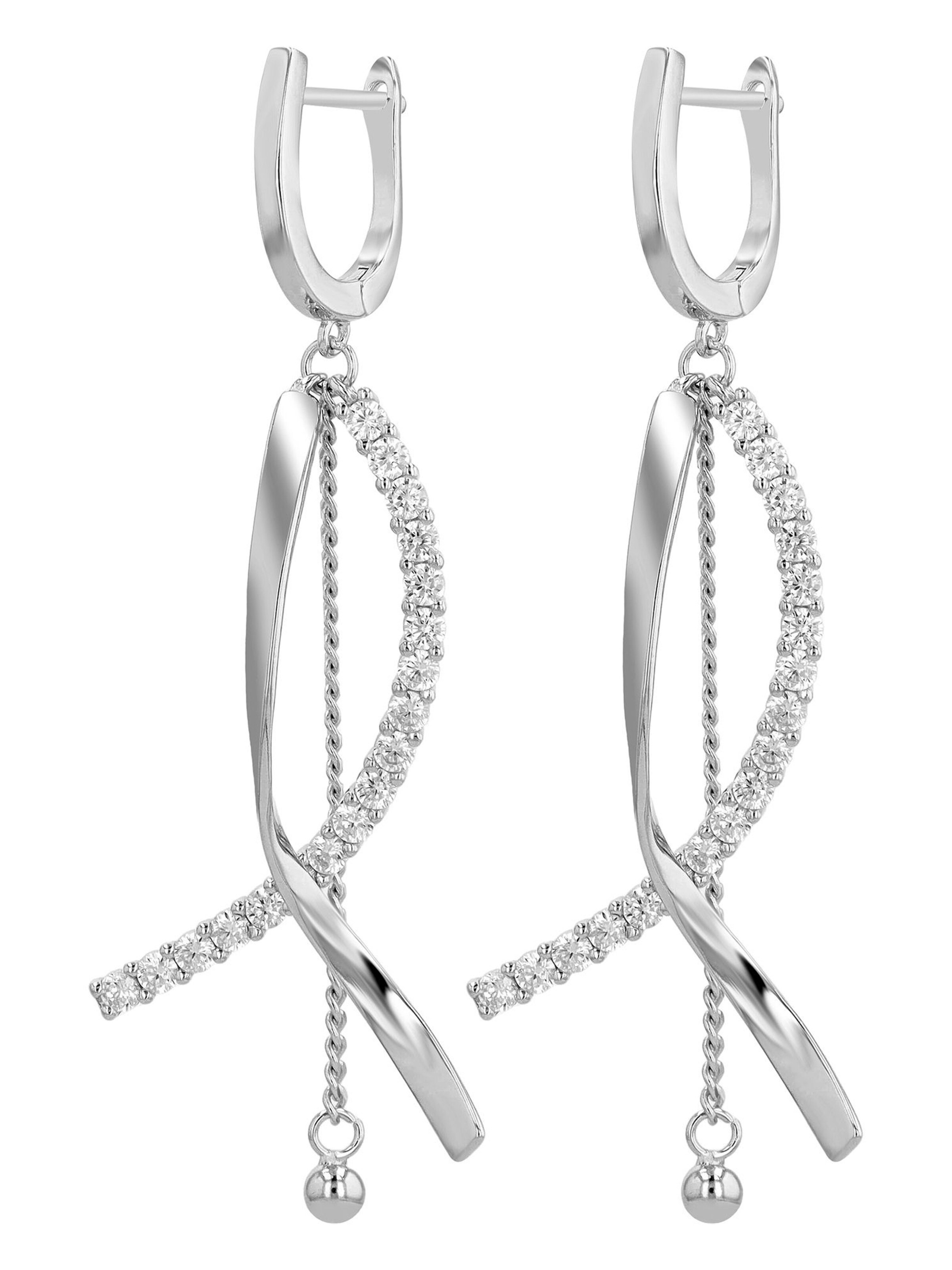 Akzent Earrings 'Ari, 925 Sterlingsilber, langlebig' in Silver