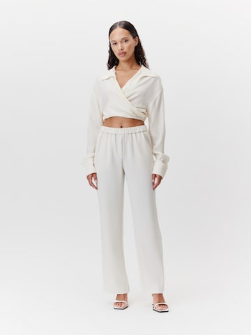 LeGer by Lena Gercke Regular Trousers 'Aylin' in White