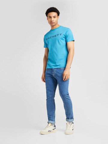 Hackett London Тениска 'ESSENTIAL' в синьо