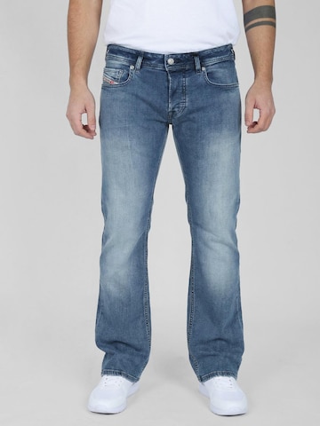 DIESEL - Bootcut Vaquero 'SLIM 2007 ZATINY-X' en azul: frente