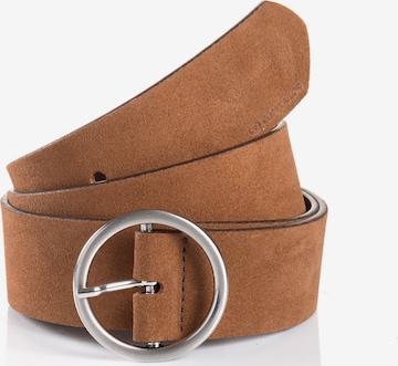 TOM TAILOR Belt 'EMMA' in Brown: front