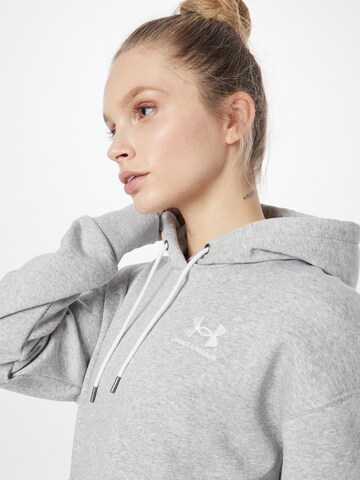 UNDER ARMOUR Sportief sweatshirt 'Essential' in Grijs