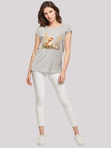 T-shirt 'Niedliche Enten Ostereier' F4NT4STIC en gris