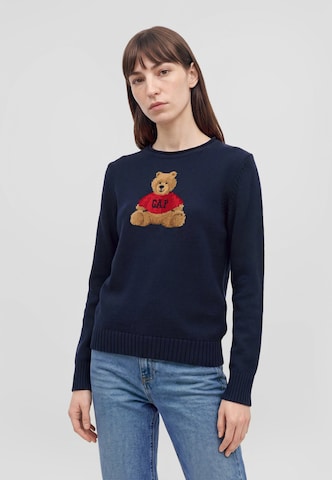 Gap Tall Sweater 'INTARSIA' in Blue: front
