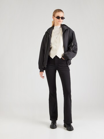 Flared Jeans 'TSJAMIE' di TOPSHOP in nero