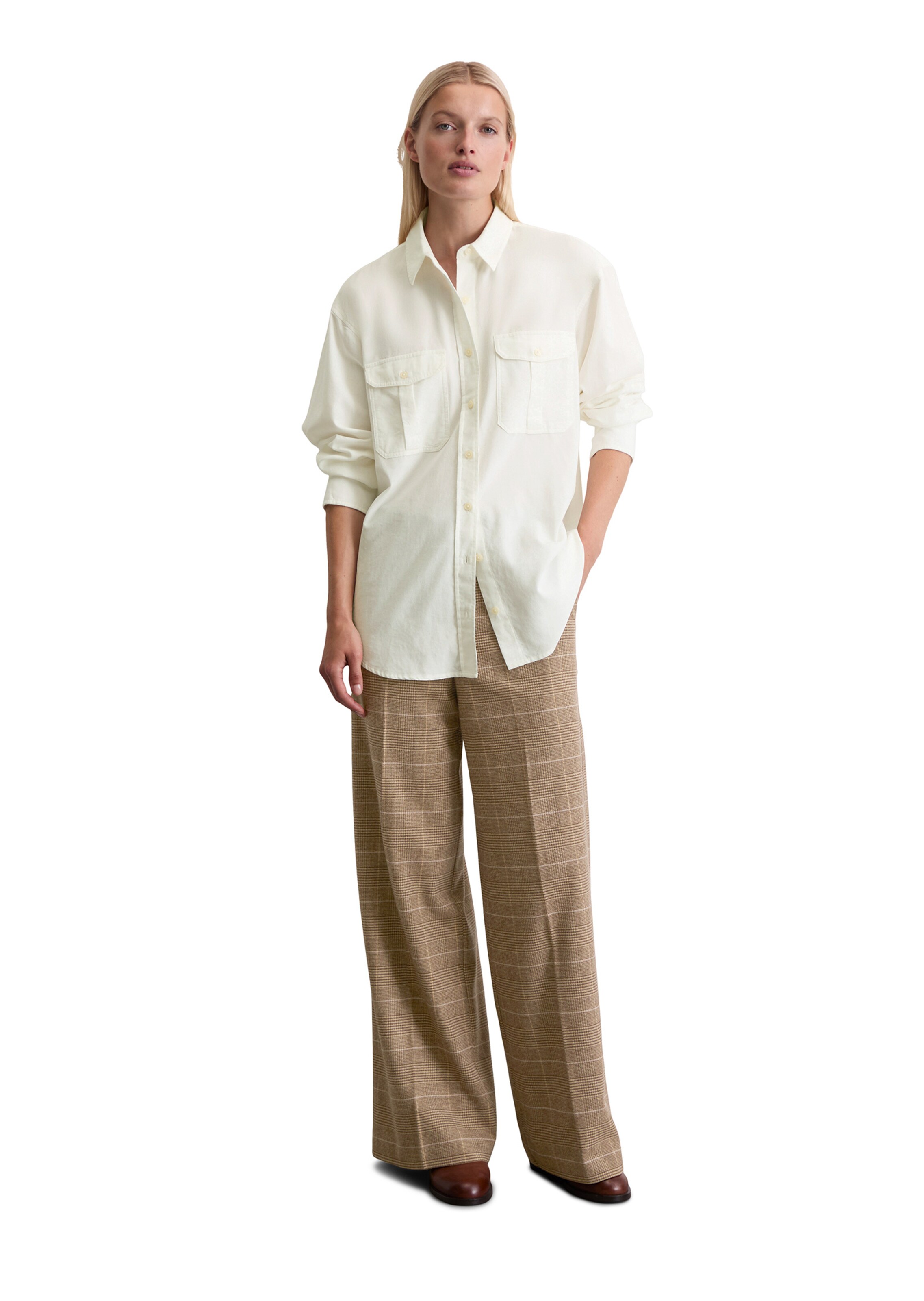 Chemisier Marc O'Polo en blanc