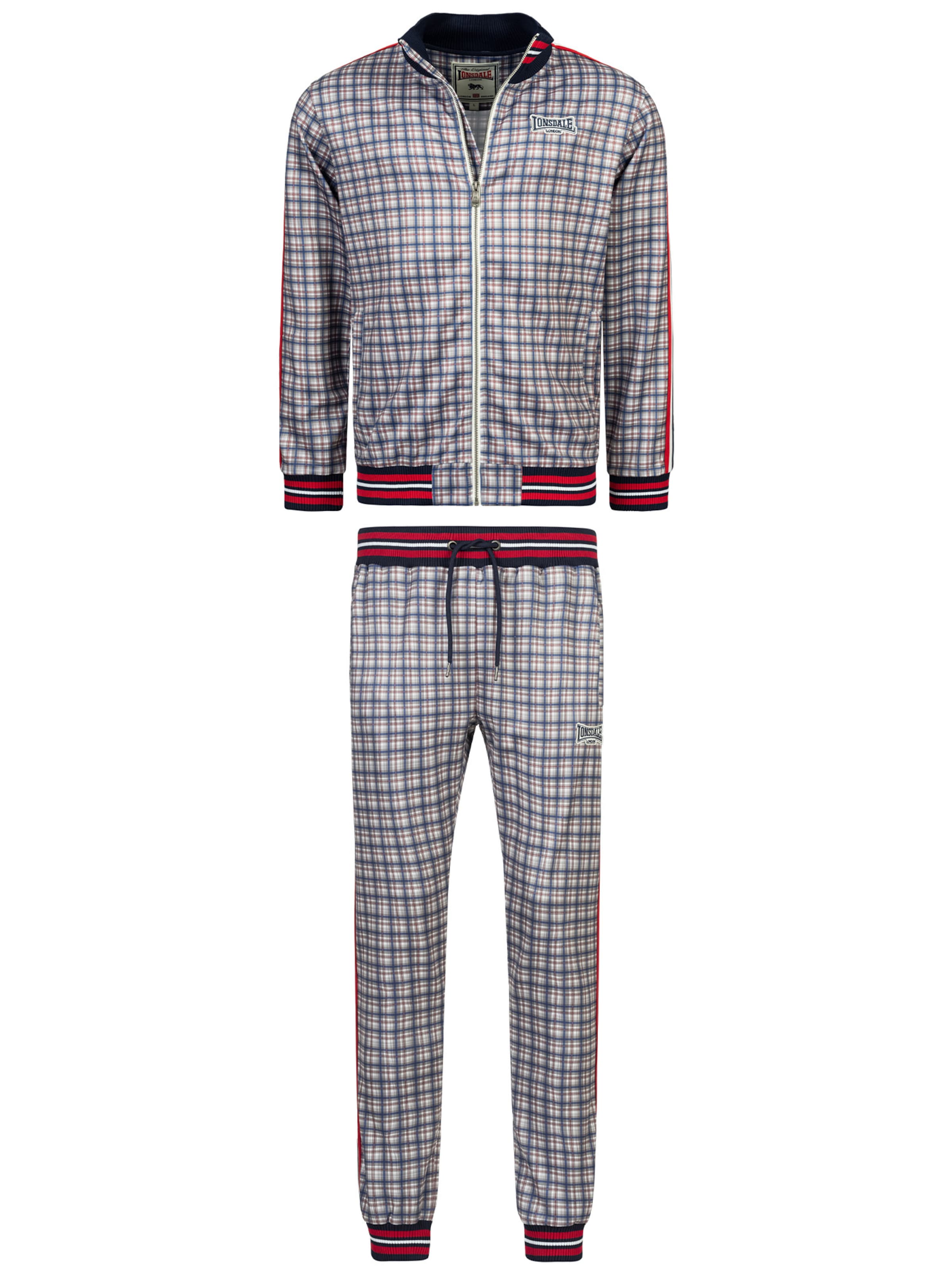 LONSDALE Sweat suit in Blue: front