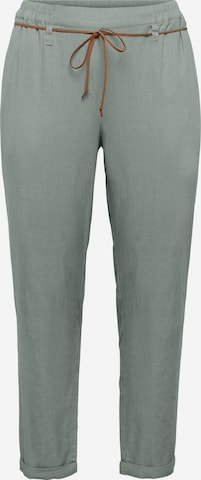 SHEEGO Regular Pants in Green: front