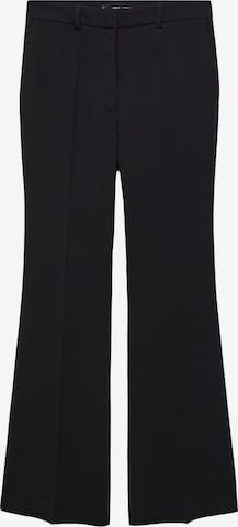MANGO Zvonový Kalhoty s puky 'Tortuga' – černá: přední strana