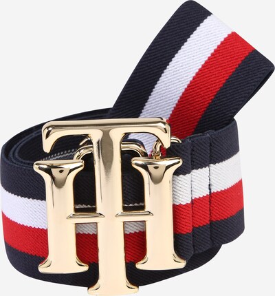 TOMMY HILFIGER Remen u tamno plava / zlatna / crvena / bijela, Pregled proizvoda