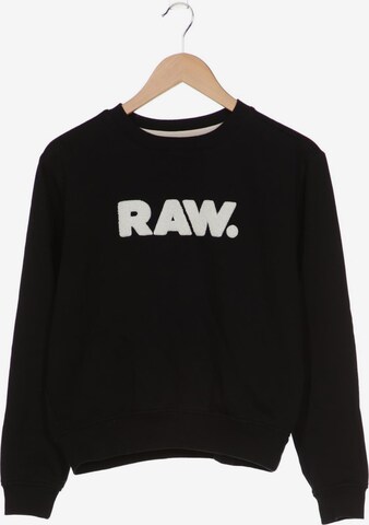 G-Star RAW Sweatshirt & Zip-Up Hoodie in S in Black: front