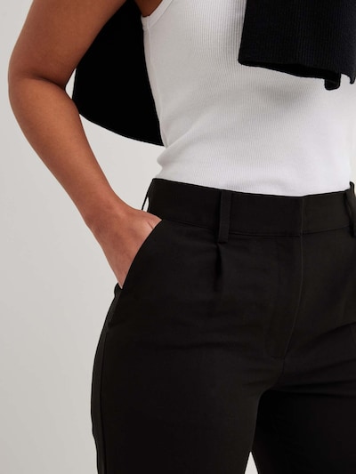 NA-KD Pleat-Front Pants in Black, Item view