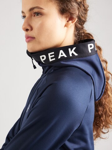 PEAK PERFORMANCE Athletic fleece jacket 'Rider' in Blue