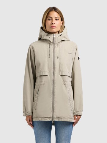 khujo Between-Season Jacket 'RANIA' in Grey: front