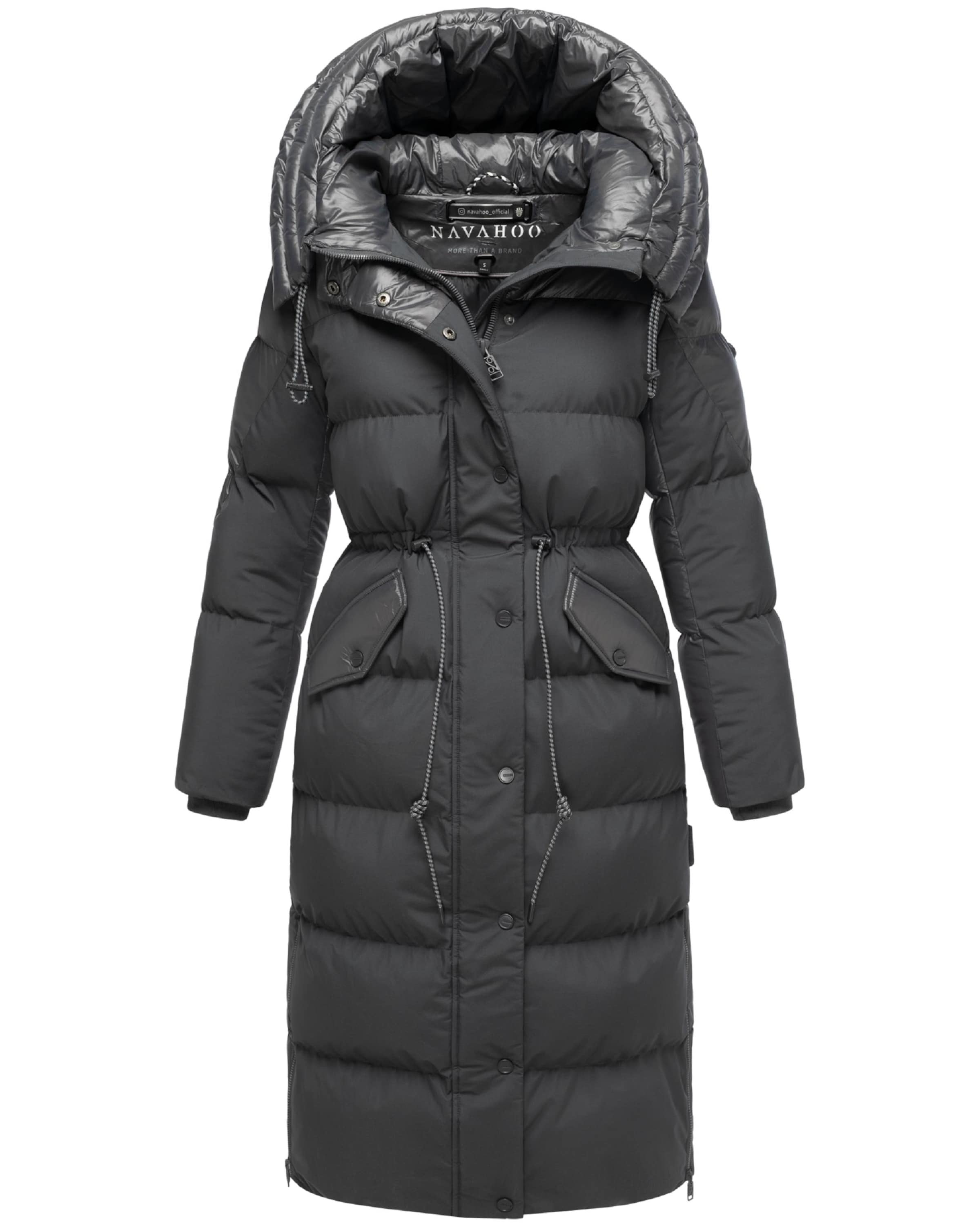 Manteau d’hiver 'Knusperherz 14' NAVAHOO en gris