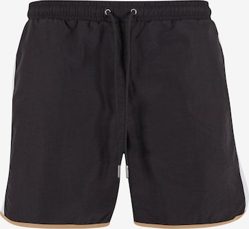 Urban ClassicsKupaće gaće ' ' - crna boja: prednji dio