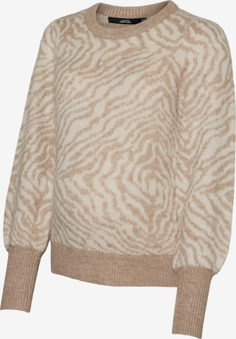 Vero Moda Maternity Sweter 'TARI' w kolorze brązowy: przód