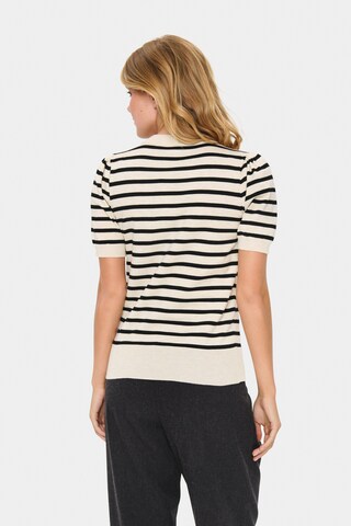 SAINT TROPEZ Pullover 'MilaSZ' in Beige