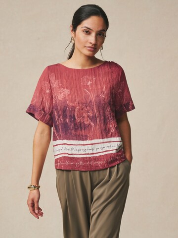 Next Blúz - piros: elől